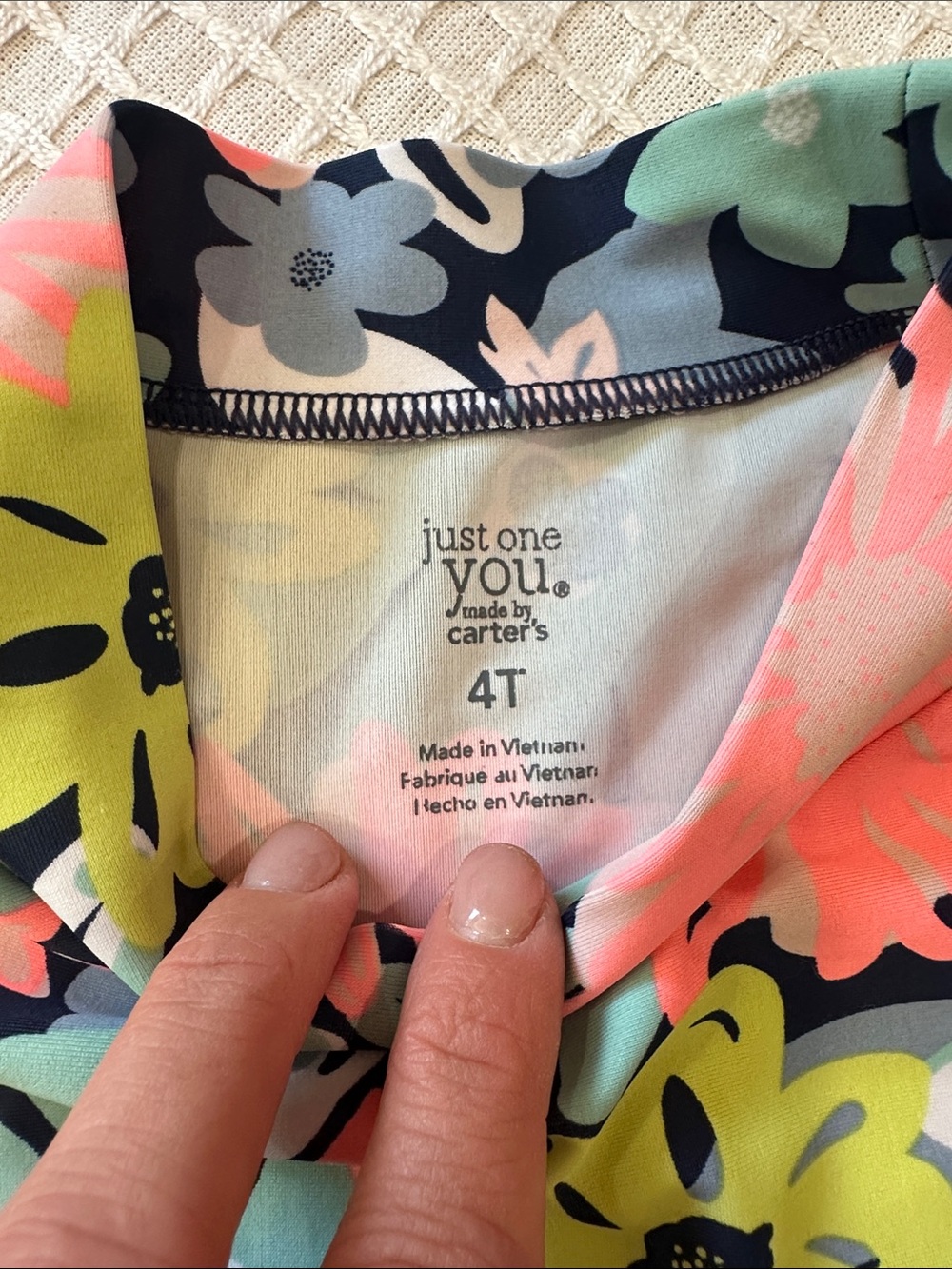 Carter's Floral Rashguard - Picture 2 of 3